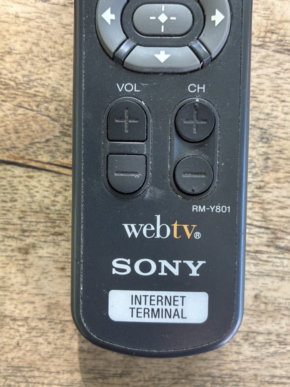 Sony RM-Y801 Remote Control for WebTV Internet Terminal Vintage Collectible